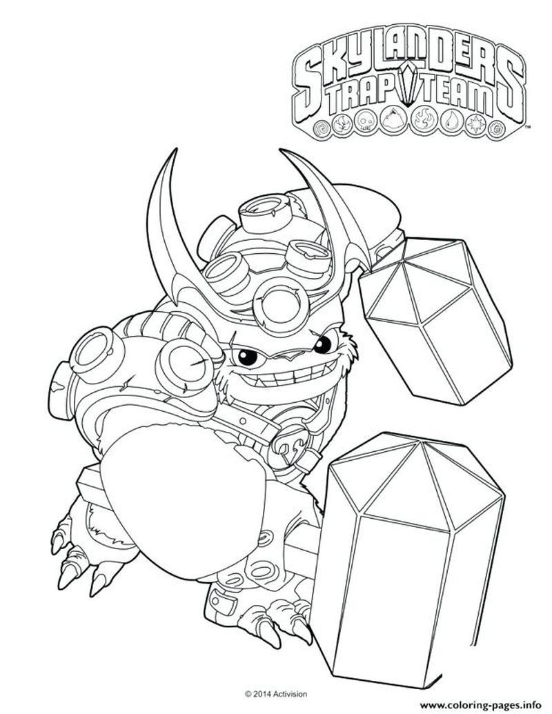 Skylanders Spyros Adventure Coloring Pages