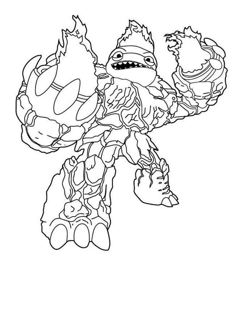 Skylanders Swap Force Coloring Pages