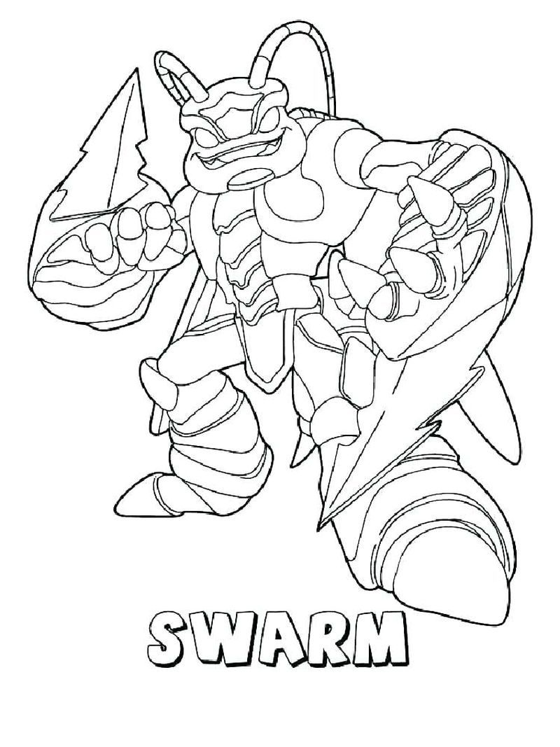 Skylanders Tree Rex Coloring Pages