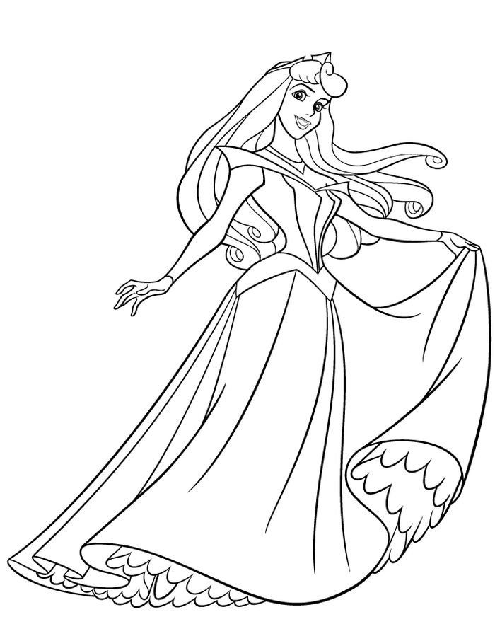 Sleeping Beauty Ballet Coloring Pages With Coloring