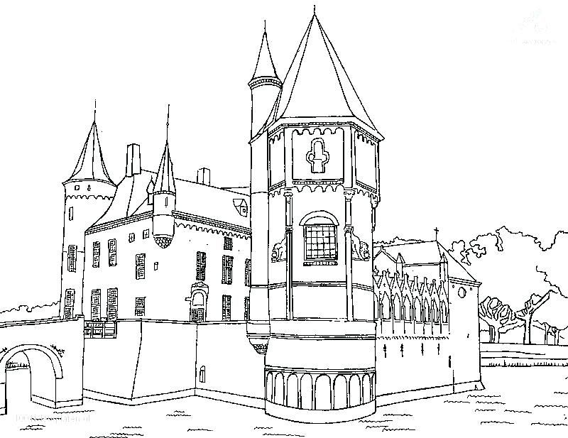 Sleeping Beauty Castle Coloring Pages