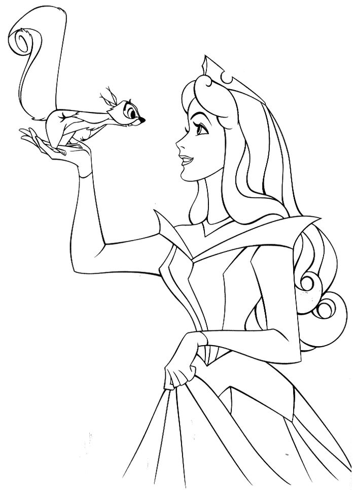 Sleeping Beauty Coloring Pages