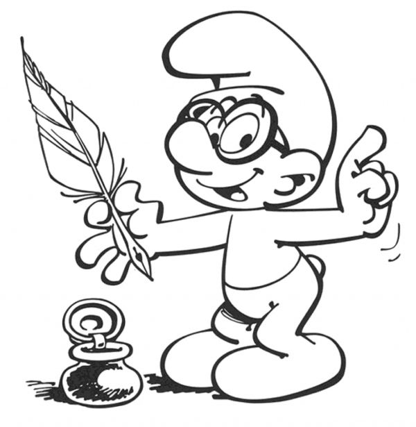 Smurf Coloring Pages for Kids