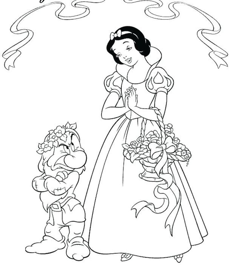 Snow White Coloring Pages To Print