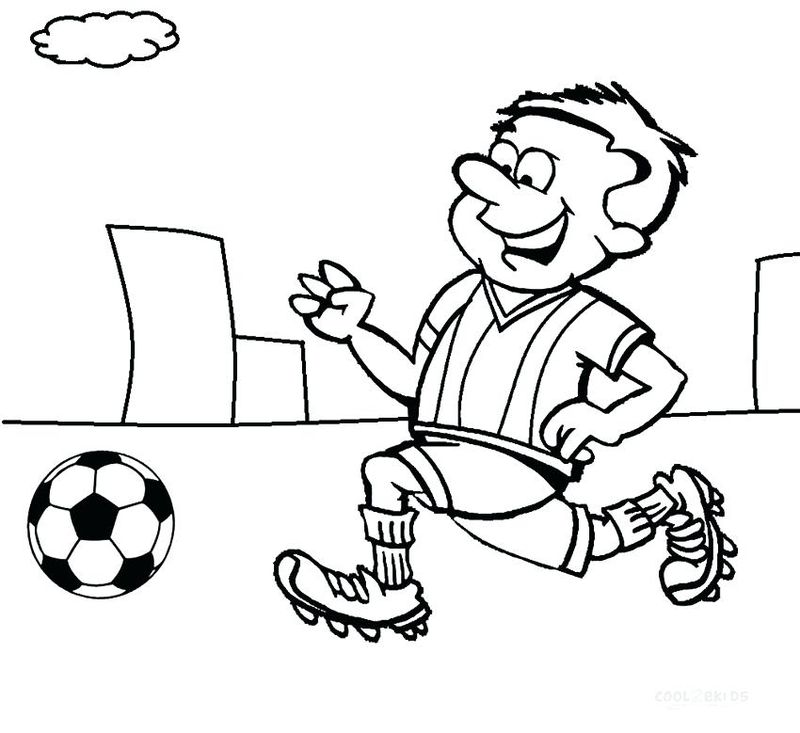 Soccer Team Coloring Pages