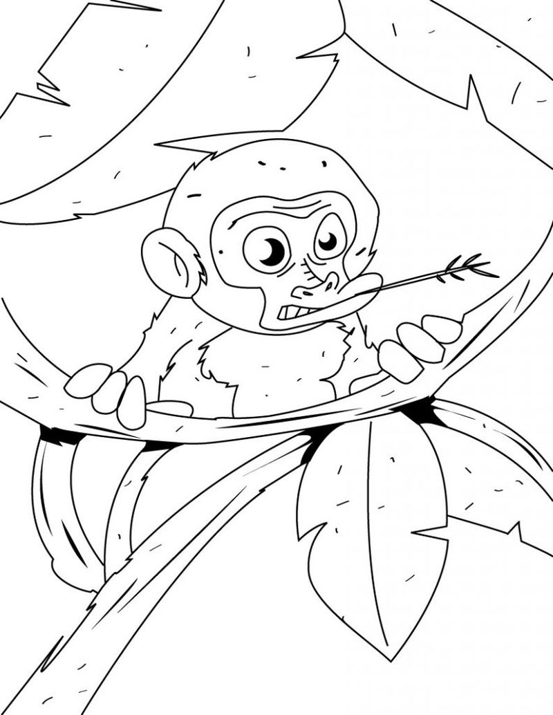 Sock Monkey Coloring Pages