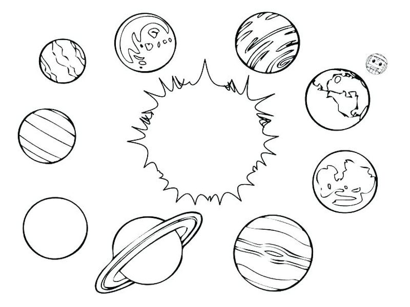 Solar System Coloring Pages To Print