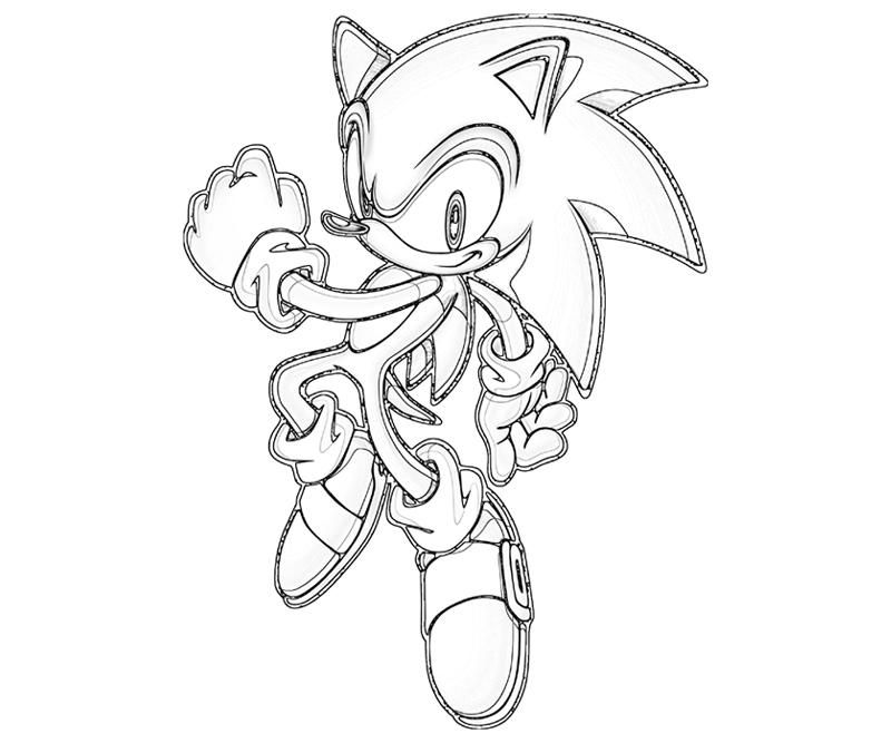 Sonic Heroes Coloring Sheet