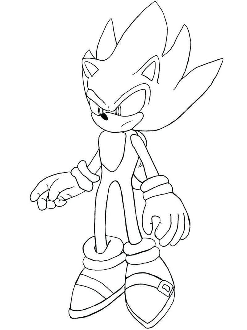 Sonic The Hedgehog Characters Coloring Pages