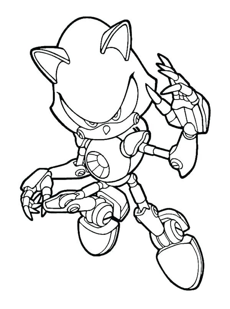 Sonic The Hedgehog Coloring Pages Shadow