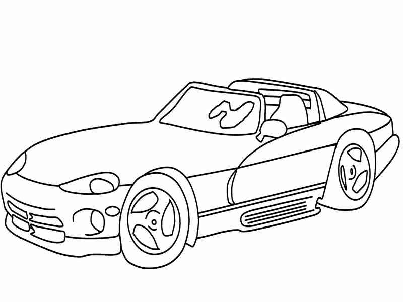 Sports Car Coloring Pages