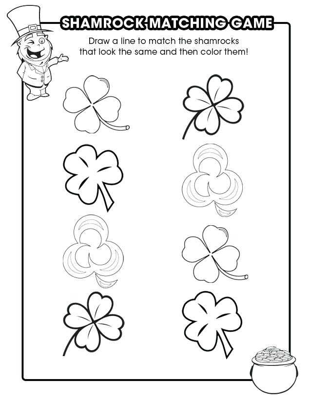 St Patricks Day Coloring Sheet