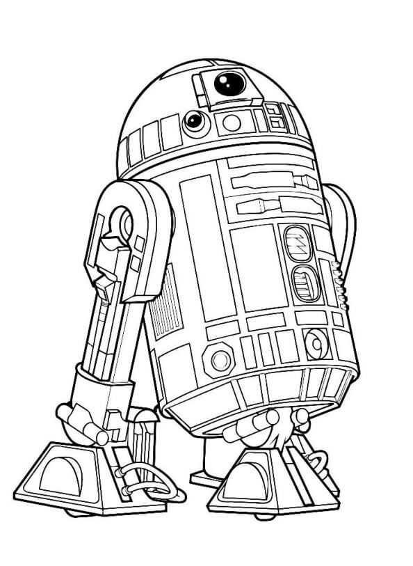 Star Wars Droid R D Coloring Pages