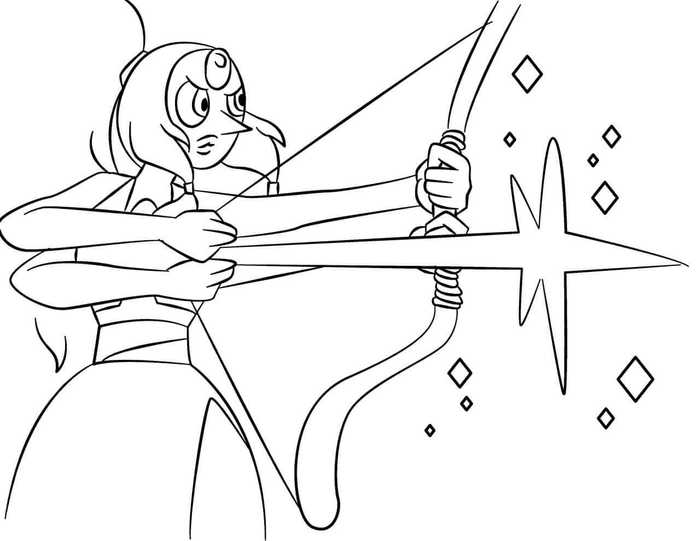 Steven Universe Coloring Sheets Pearl