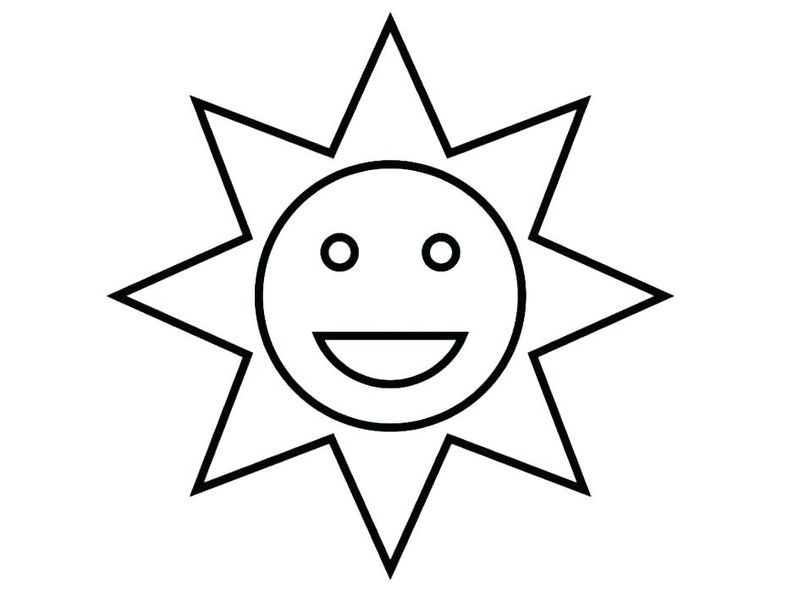 Sun Coloring Page Pdf