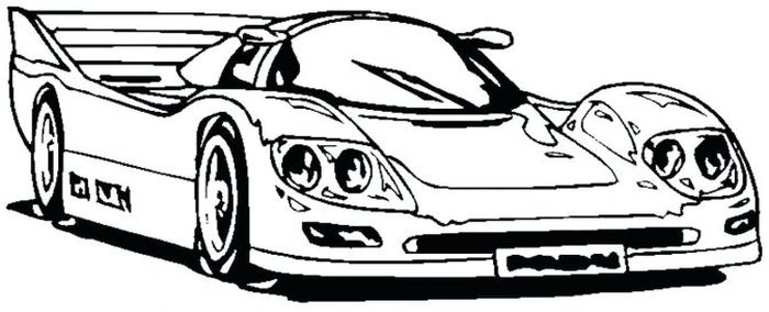 Super Car Coloring Pages