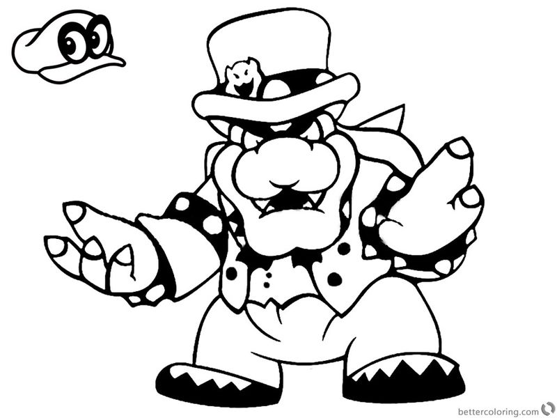 Super Mario Galaxy Coloring Pages