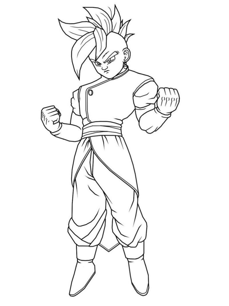 Supreme Kai Dragon Ball Z Coloring Pages