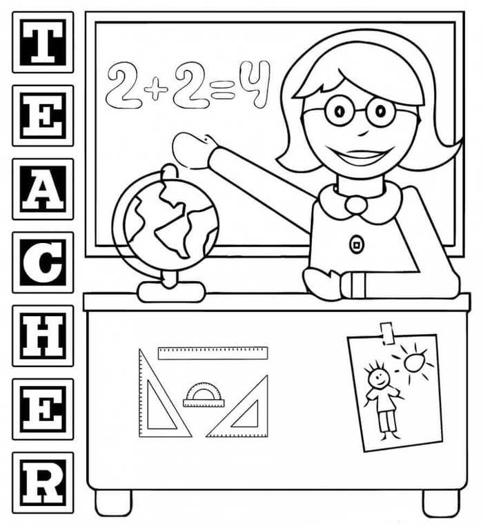 Teacher Appreciation Week Coloring Printables