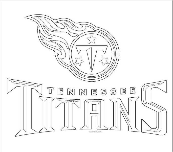 Tennessee Titans Coloring Page