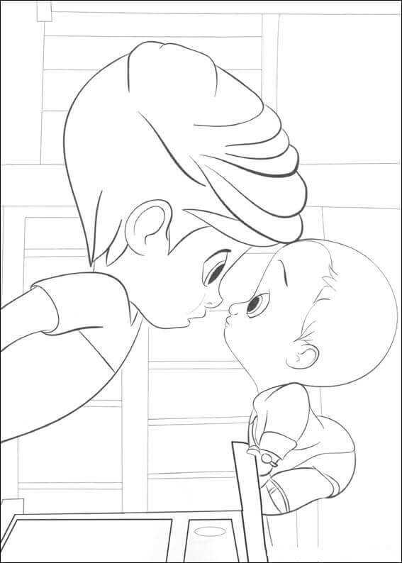 The Boss Baby Coloring Pages Printable