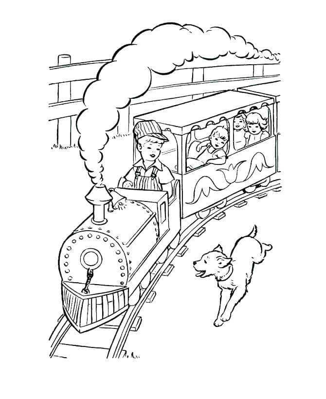 The Polar Express Coloring Pages For Kids