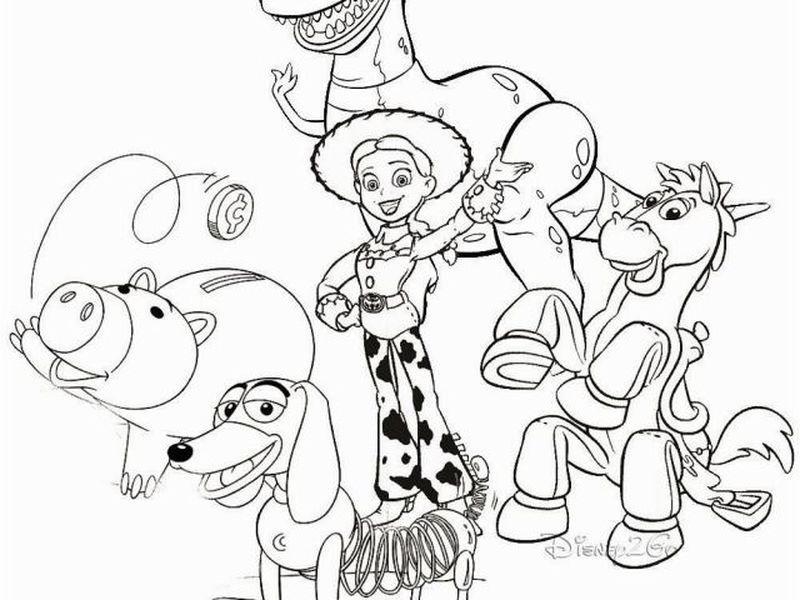 Toy Story 1 Coloring Pages