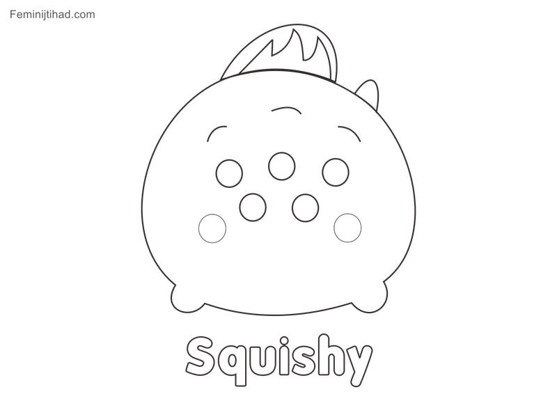 Tsum tsum coloring pages Aquishy Hi