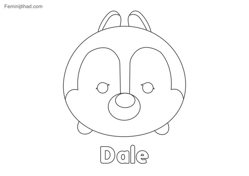 Tsum tsum coloring pages Dale Hi