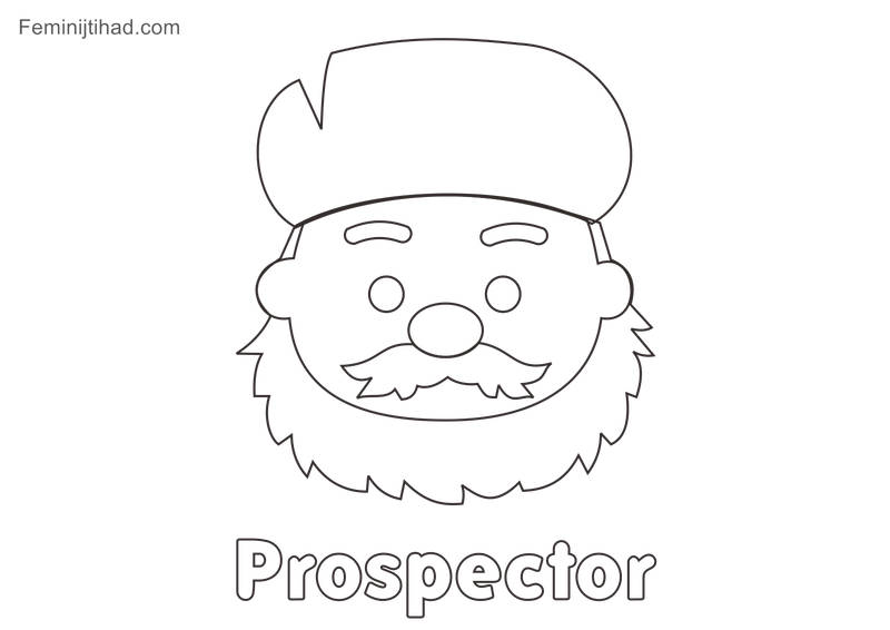 Tsum tsum coloring pages Prospector Hi