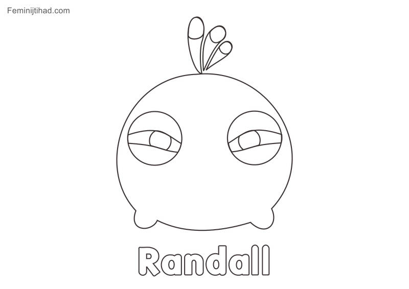 Tsum tsum coloring pages Randall Hi