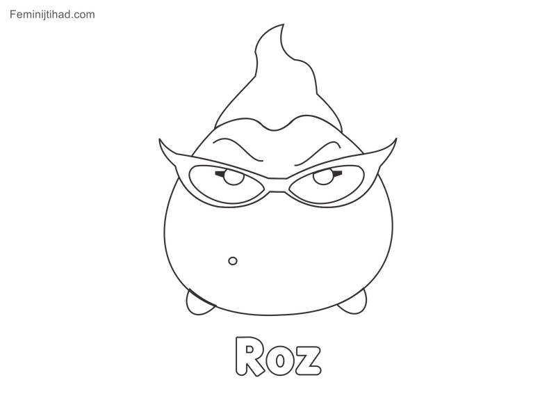 Tsum tsum coloring pages Roz Hi