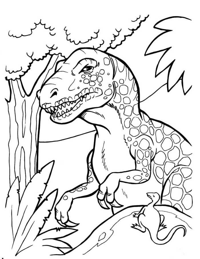 Tyrannosaurus Dinosaur Coloring Pages