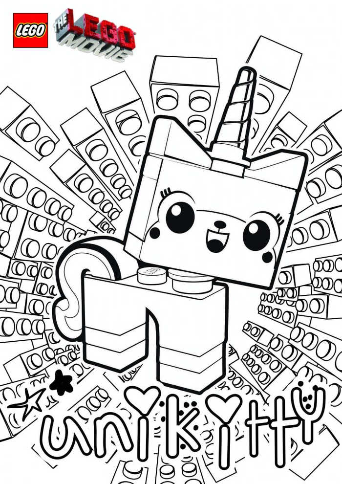 Unikitty Lego Coloring Page