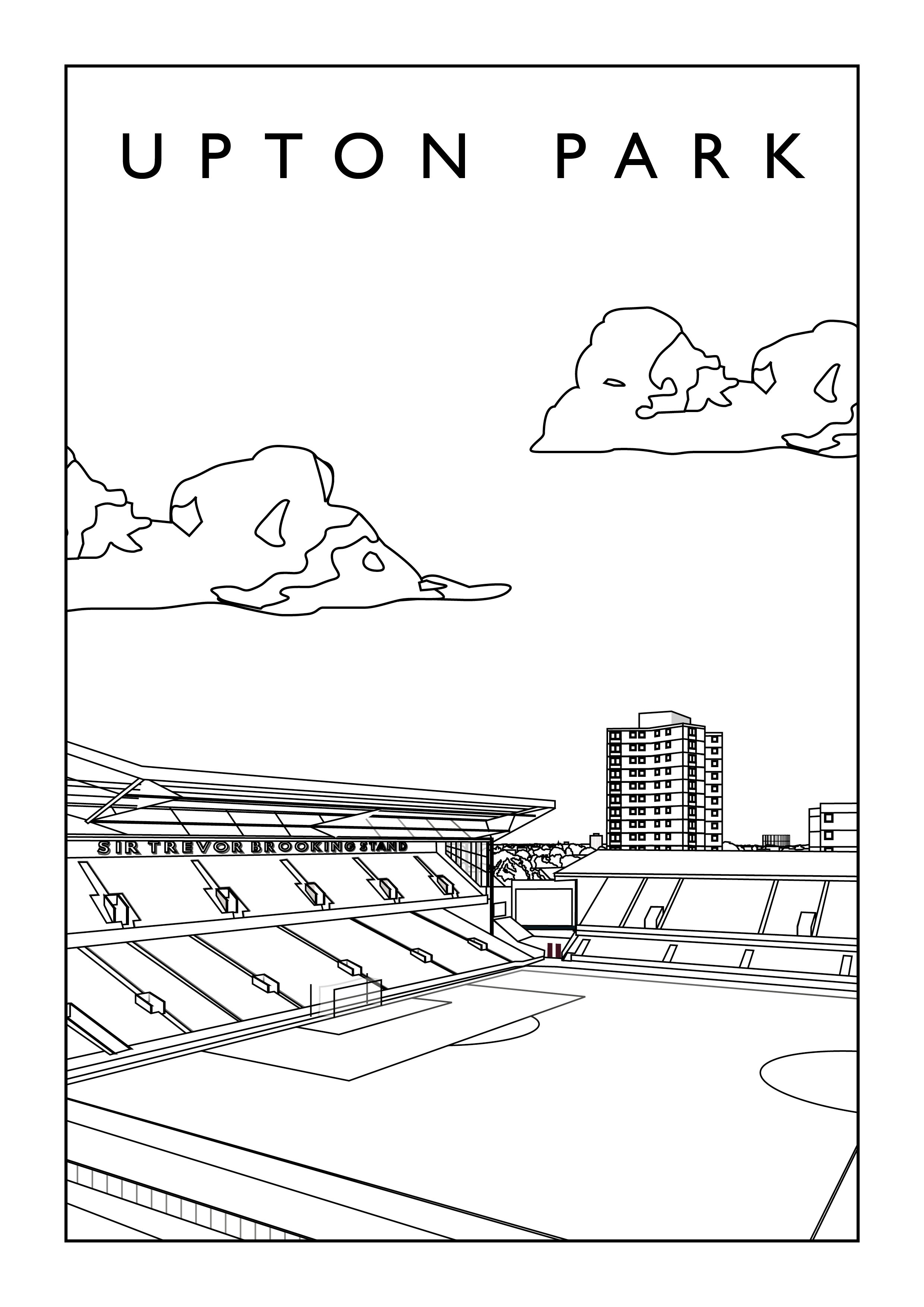 upton park west ham united coloring pages