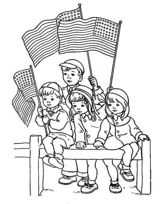 Veterans Day Coloring Pages For Children