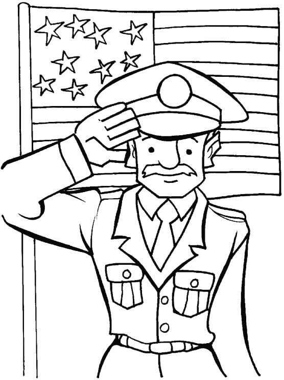 Veterans Day Coloring Pages For Kids Printable