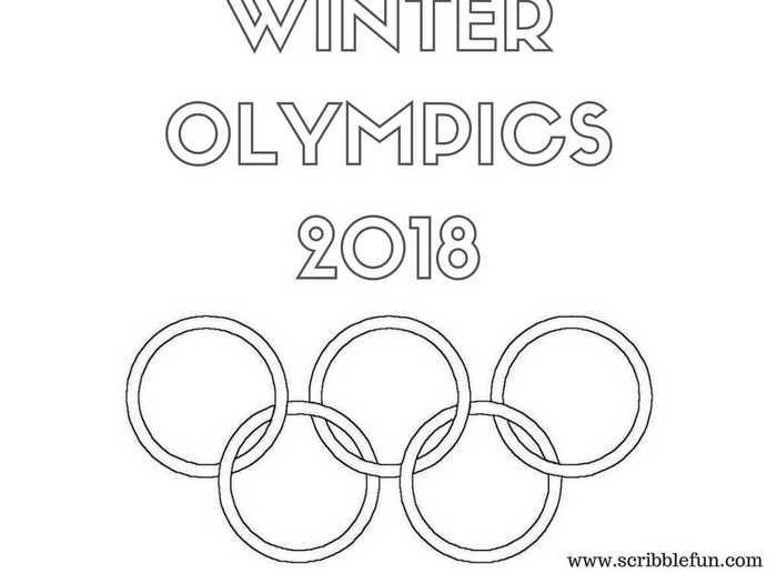 Winter Olympics Coloring Pages