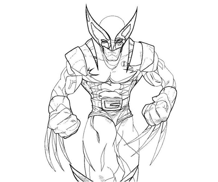 Wolverine Coloring Pages To Print