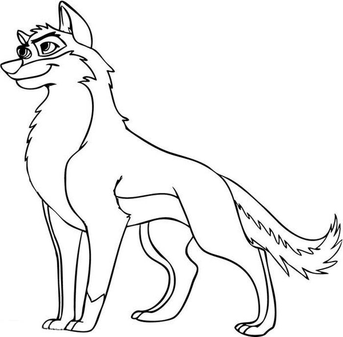 Wolves Coloring Pages