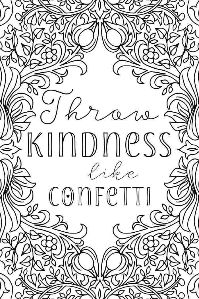 World Kindness Day Coloring Pages