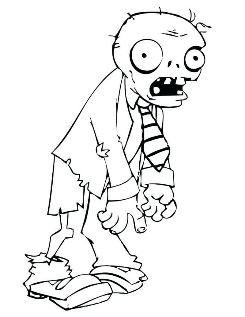 Zombie Coloring Pages Pdf