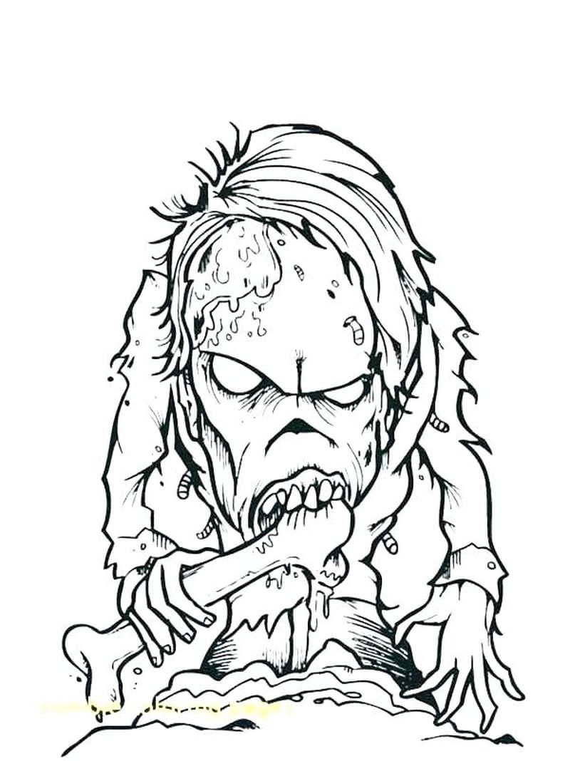 Zombie Coloring Pages To Print