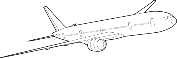 airplane coloring pages plane