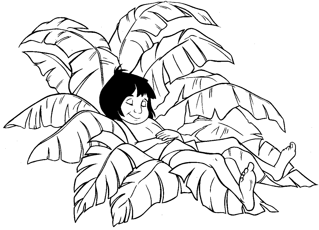 jungle book coloring pages