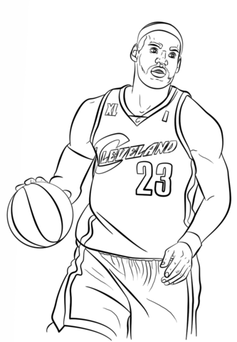 lebron james coloring pages