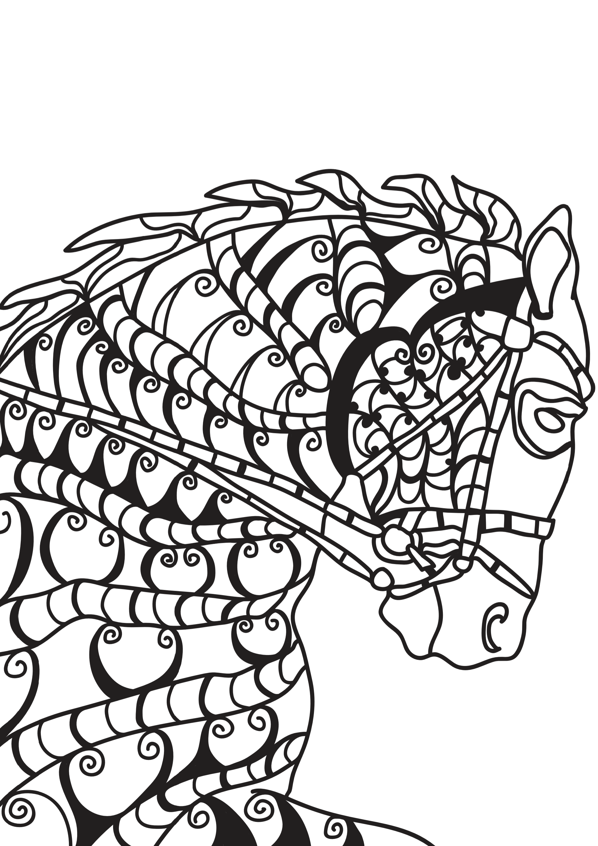 mosaic coloring pages free printable