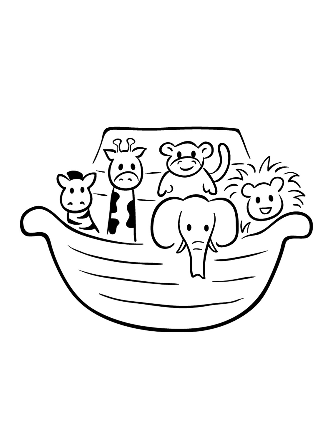 noahs ark coloring pages for preschoolers