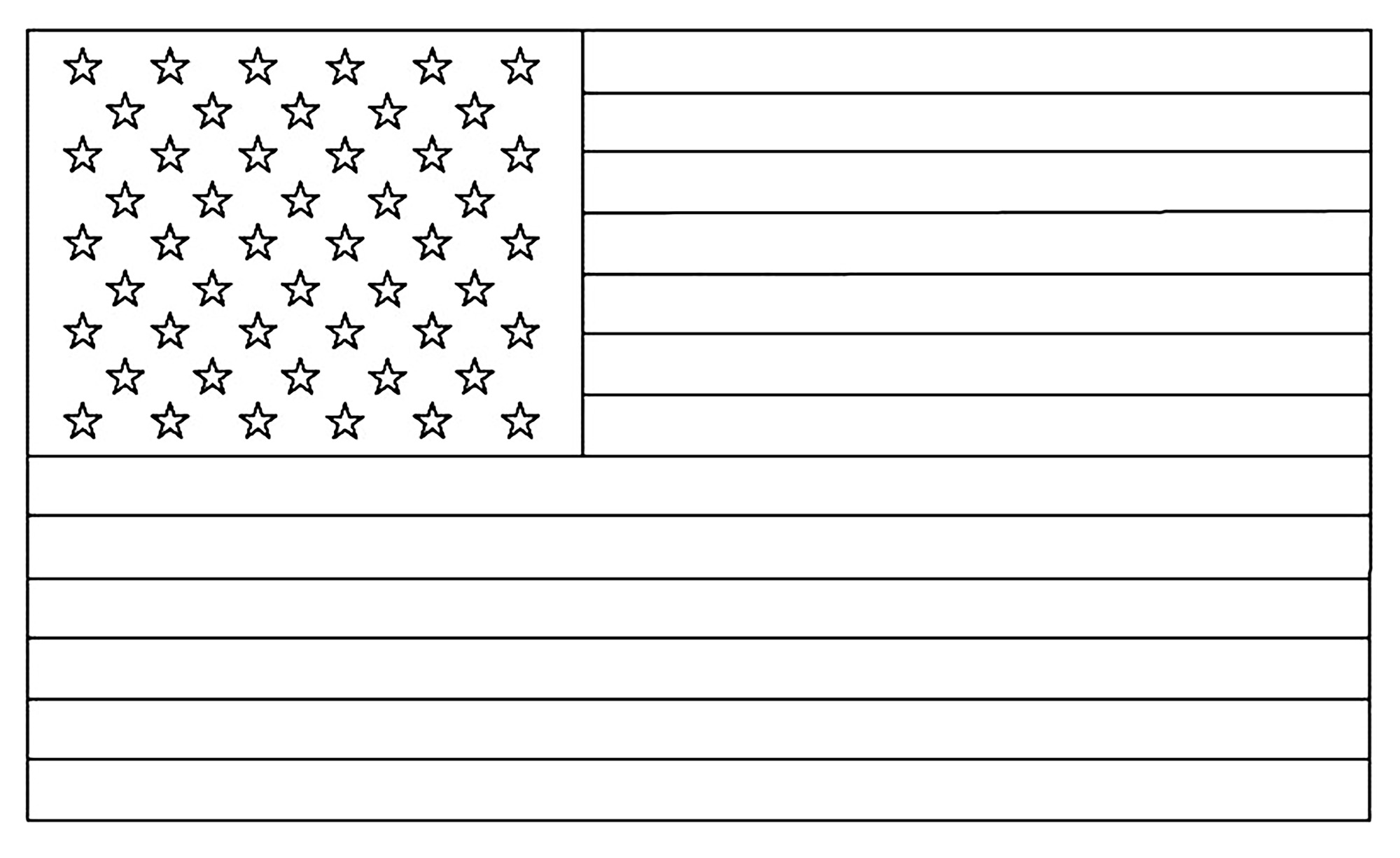 american flag coloring page crayola