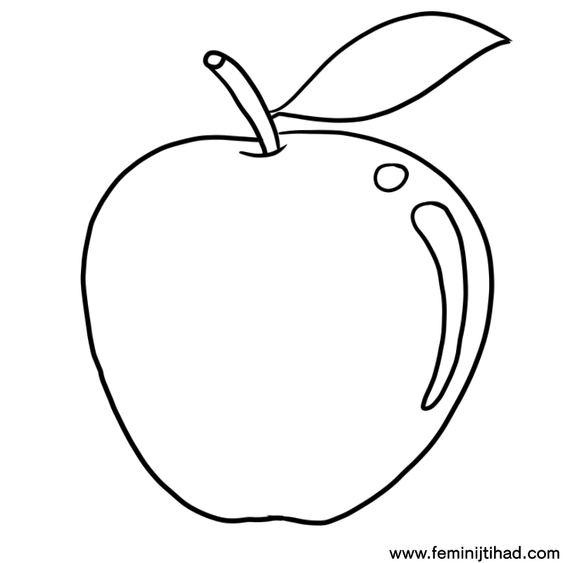 apple coloring pages